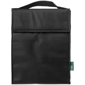 Bullet Triangle Non Woven Lunch Cooler Bag (One Size) (Solid Black)