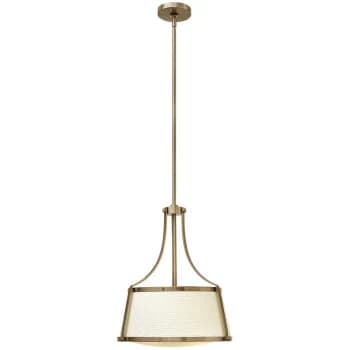 Elstead - Hinkley Charlot Cylindrical Pendant Light 3x E27 Brushed Caramel