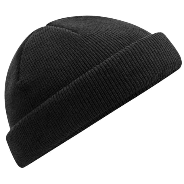 Beechfield Beechfield Men Fisherman Mini Beanie in Black One Size Male 5063107002334