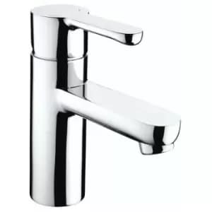 Nero Basin Sink Mono Mixer Tap Modern Chrome Stylish Round Single Lever - Bristan