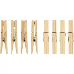 Elliott Pinewood Clothes Pegs, 36pcs, Brown