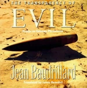 The Transparency of Evil by Jean Baudrillard Paperback