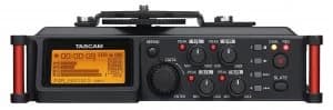 Tascam Portable DR-70D 4 Channel Recorder for DSLR - Black