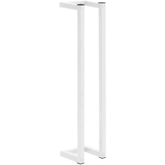VIDAXL Towel Rack White 12.5x12.5x60cm Steel Vidaxl 8720286504154