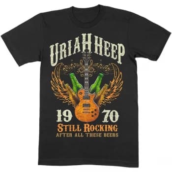 Uriah Heep - Still Rocking Unisex Small T-Shirt - Black