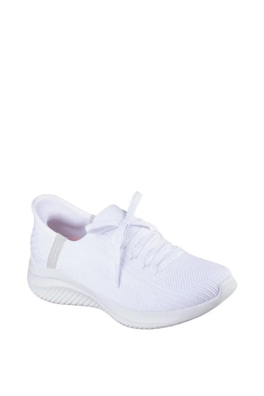 Skechers Womens Ultra Flex 3.0 - Brilliant Trainer in White Size: 3 White Female 3