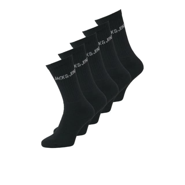 Jack and Jones Regen 5-Pack Socks Childens - Black 1 - 6