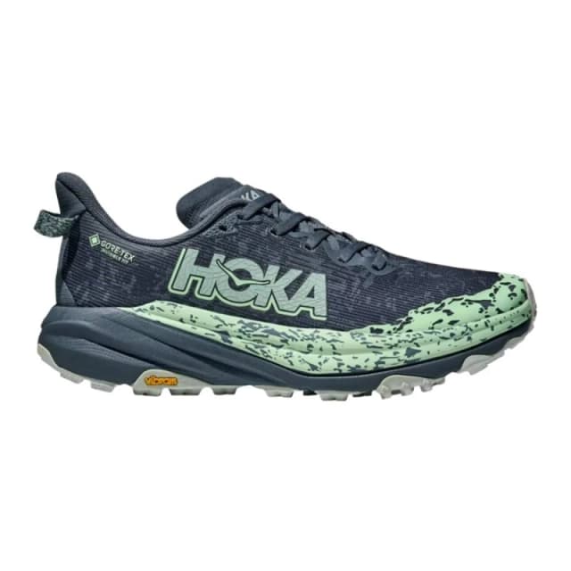 Hoka Speedgoat 6 GTX Blue Green SS25 Womens Shoes, Size EU 38