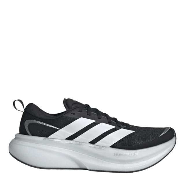 adidas Supernova Glide Womens Running Shoes Black/White female 7 (40.7)