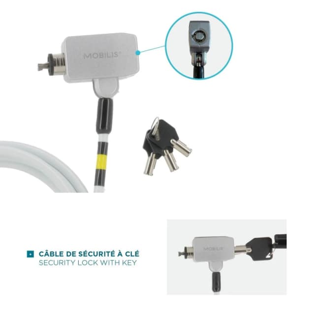 Mobilis Mobilis 001393 cable lock White 1.8 m 001393