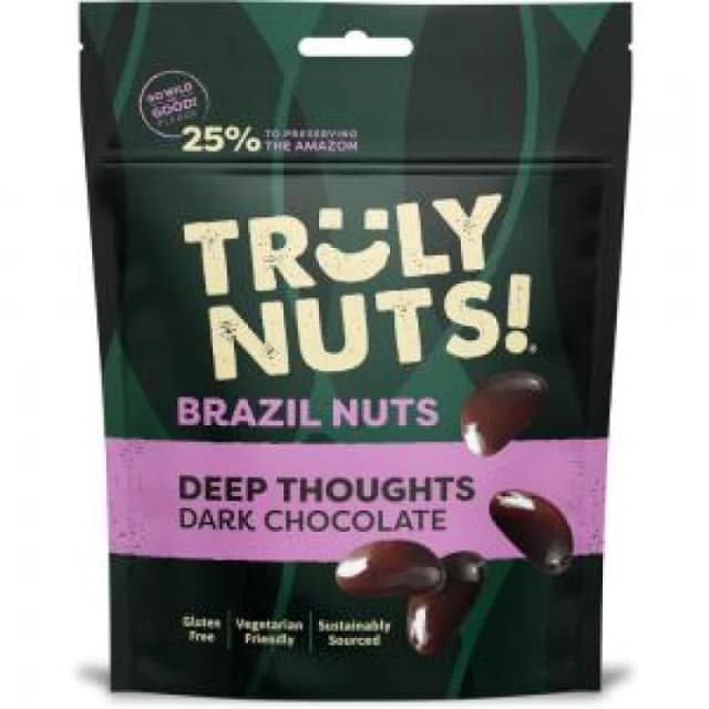 Truly Nuts Truly Nuts Dark Chocolate Brazil Nuts One Tree planted for every purchase (Bag 120g) - 0401371 0401371