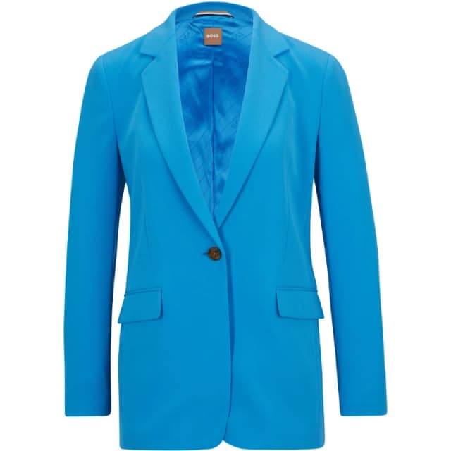 Boss Womens Jocaluah Suit Jacket Bright Blue female 4 (XXS)