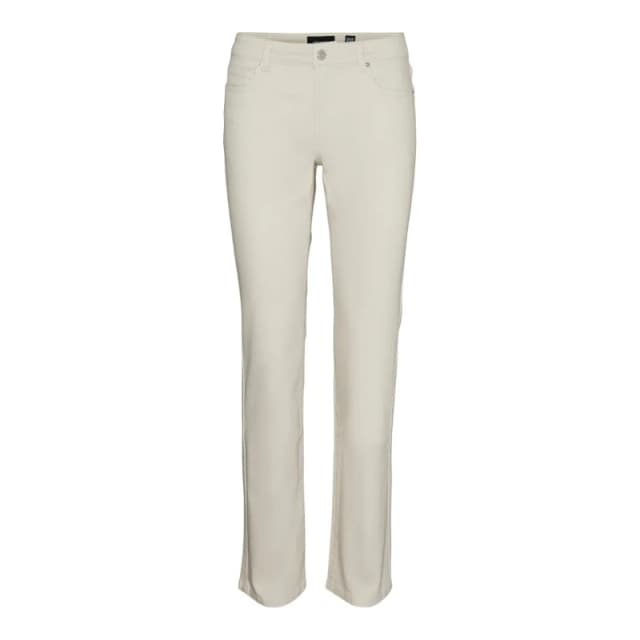 Vero Moda Womens straight Trousers Vero Moda Wild DAF MR Beige Female XSx30