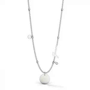 Guess Stainless Steel Twist Charm Necklace