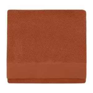 Textured Weave Bath Towel Pecan