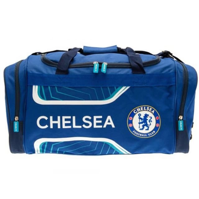Chelsea FC Mens Logo Holdall in Blue Blue Male