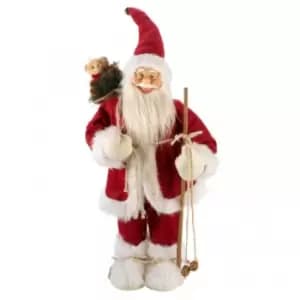 Three Kings Inlit Father Christmas Red Jumbo - 60cm