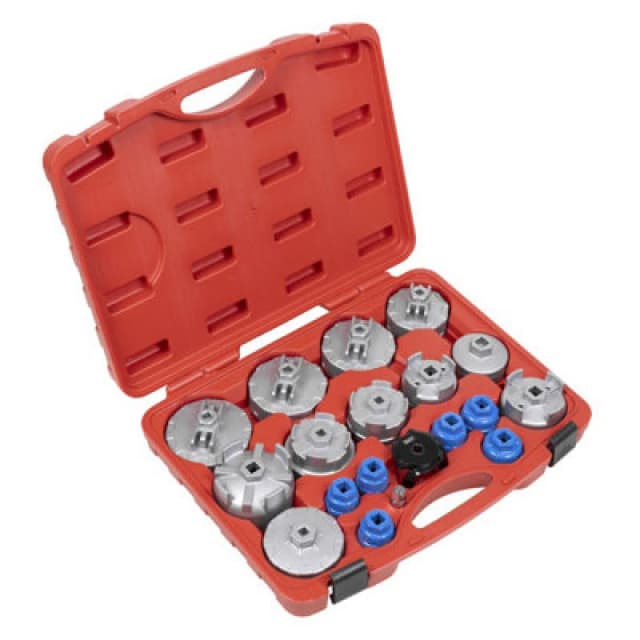 Sealey 19 Piece Oil Filter Cap Wrench Set VS7013