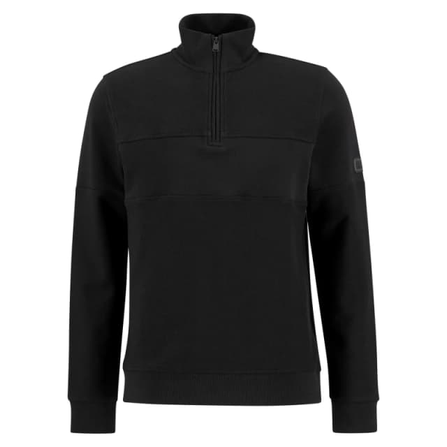 Barbour International Mens Kaspian Half-Zip Sweatshirt Black male L