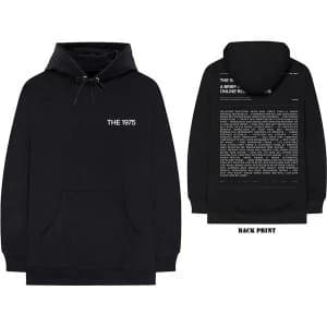 The 1975 - ABIIOR Welcome Welcome Version 2. Unisex Large Hoodie - Black