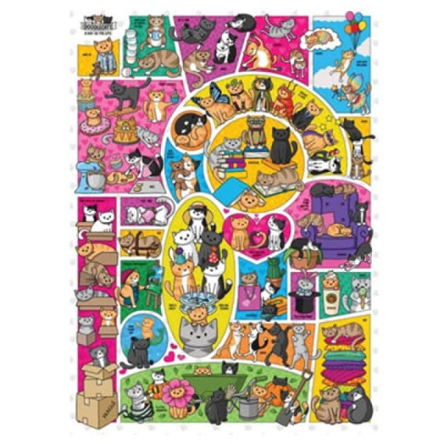 Cheatwell Games Doodlecats Jigsaw Puzzle 1000 Pieces Multi