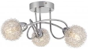 Wickes Totas LED Brushed and Polished Chrome 3 Bar Spotlight - 2.7W