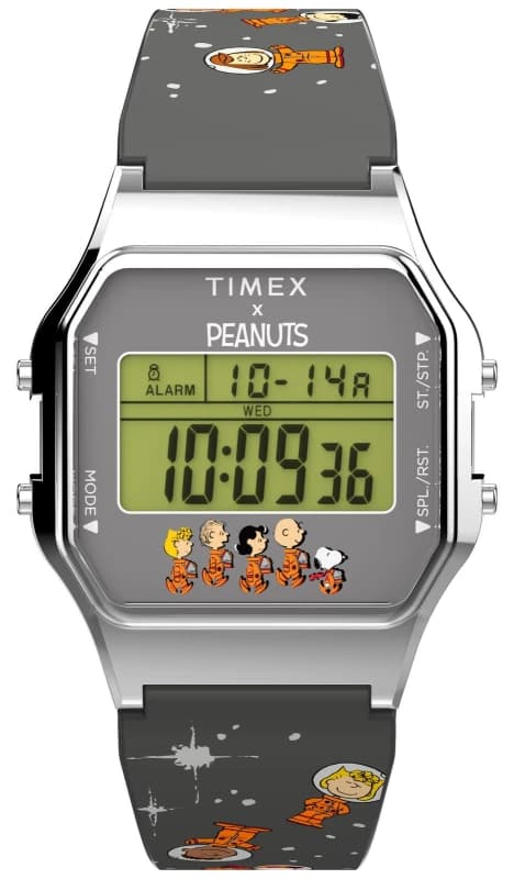 Timex TW2W90100 x Peanuts Space T80 (34mm) Digital Dial / Watch