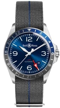 Bell & Ross Watch BR V2-93 GMT Blue