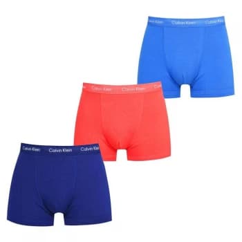 Calvin Klein 3 Pack Trunks - Multi, Size L, Men