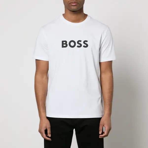BOSS Bodywear RN Cotton-Jersey T-Shirt - XL White Tops male 50503276-100 XL