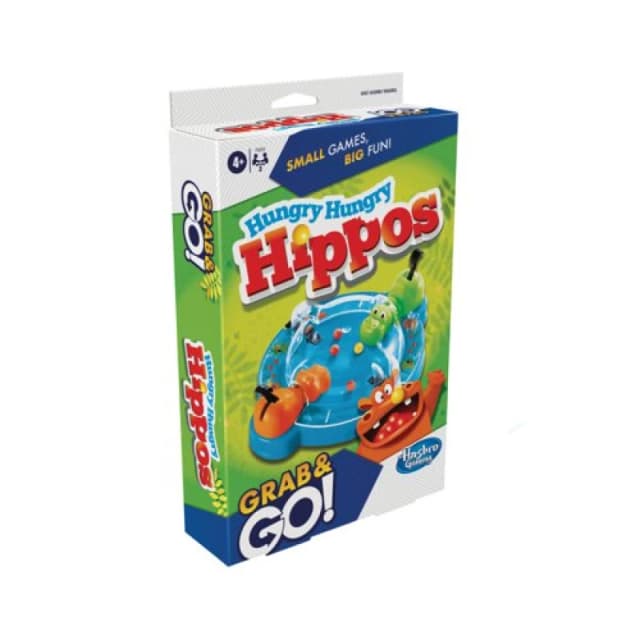 Hungry Hippos Hasbro Hungry Hungry Hippos Grab and Go Portable Game 285 F8255 285 F8255
