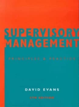 Supervisory Management by David Evans Paperback