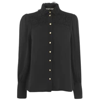 Biba Lace Blouse - Black