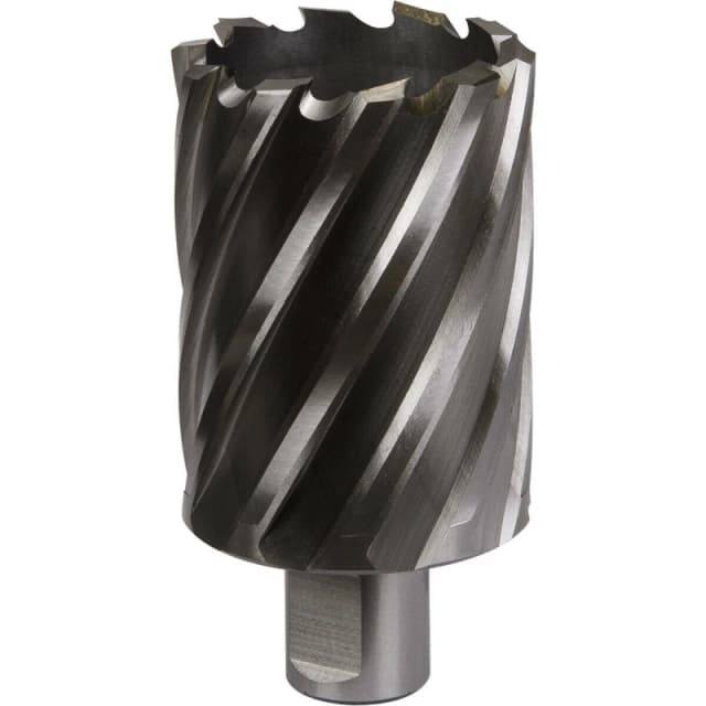 Loops 46mm x 50mm Depth Rotabor Cutter - M2 Steel Annular Metal Core Drill 19mm Shank Metallics