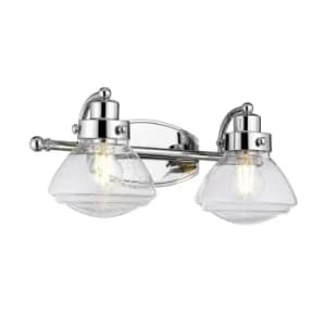 Quoizel Scholar 2 Light Wall Light Polished Chrome IP44
