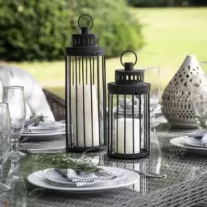 Gallery Interiors Khadija Lantern Black / Small