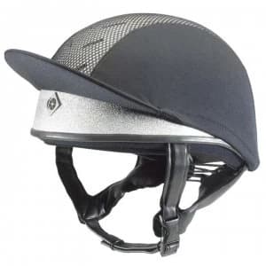 Charles Owen Pro II Skull Riding Hat - Silver