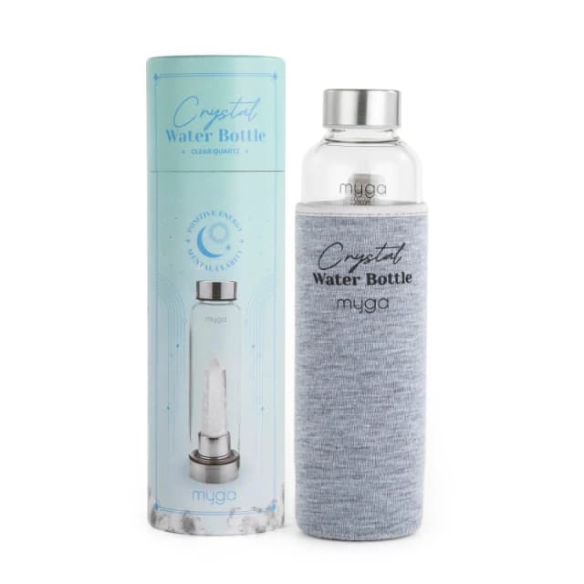 Myga Crystal Water Bottle - Clear Quartz Clear Quartz unisex one size