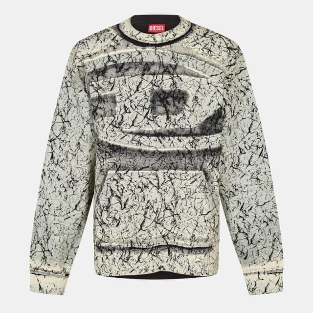 Diesel Mens Macoval Crew Sweatshirt Black male M