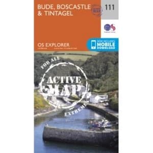 Bude, Boscastle and Tintagel by Ordnance Survey (Sheet map, folded, 2015)