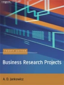 Business Research Projects by A. D. Jankowicz Paperback