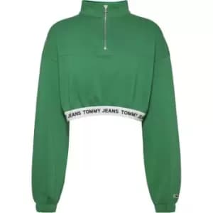 Tommy Jeans Tjw Super Crop Logo Waistband - Green