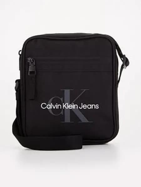 Calvin Klein Jeans Sport Essentials Reporter Messenger Bag - Black