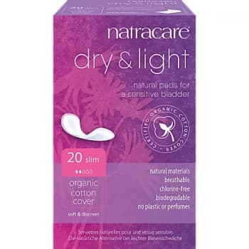 Natracare Dry & Light Incontinence pads - Slim