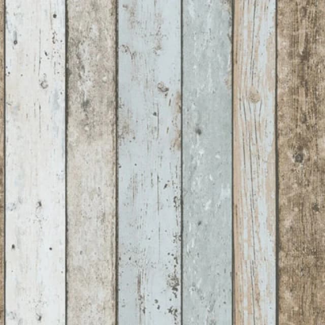 As Creation Il Decoro Wood Effect Beige Blue Brown Wallpaper 899927