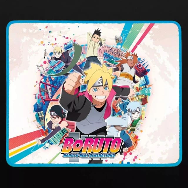 Konami Boruto Mouse Pad - Black One Size