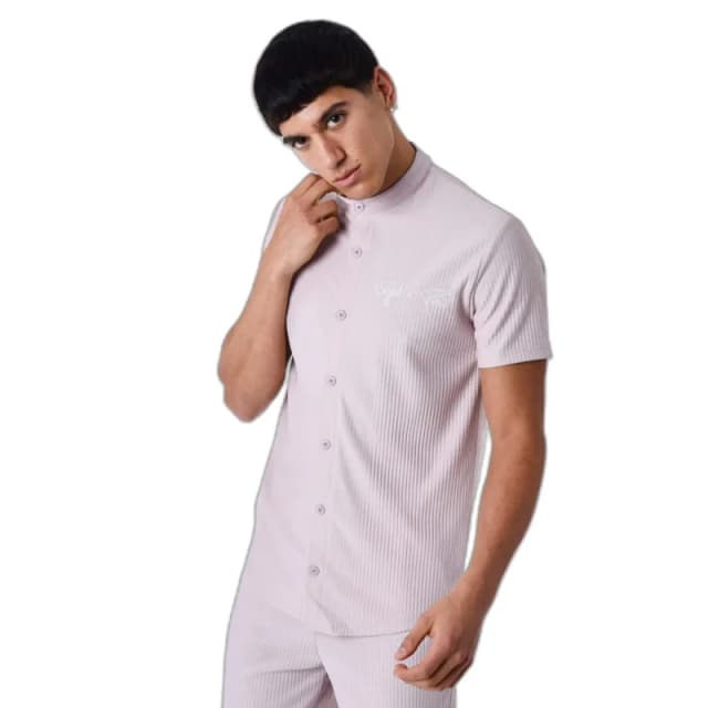 Project X Paris Plain textured shirt Project X Paris Rose Male S
