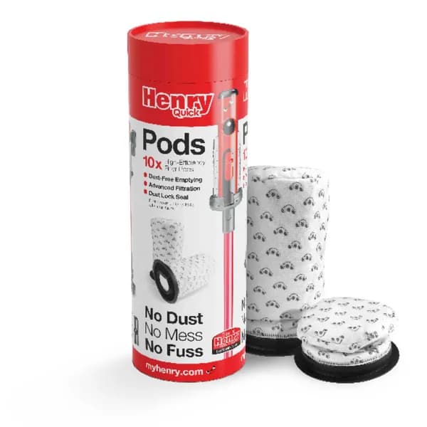 NUMATIC Henry Quick Dust Pods - Pack of 10 5028965845714