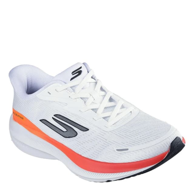 Skechers AERO Pulse Running Trainers Mens White/Orange male 7 (41)