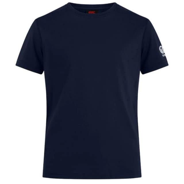 Canterbury Club Plain T-Shirt in Navy Size: 4 Years Navy Unisex 4 Years
